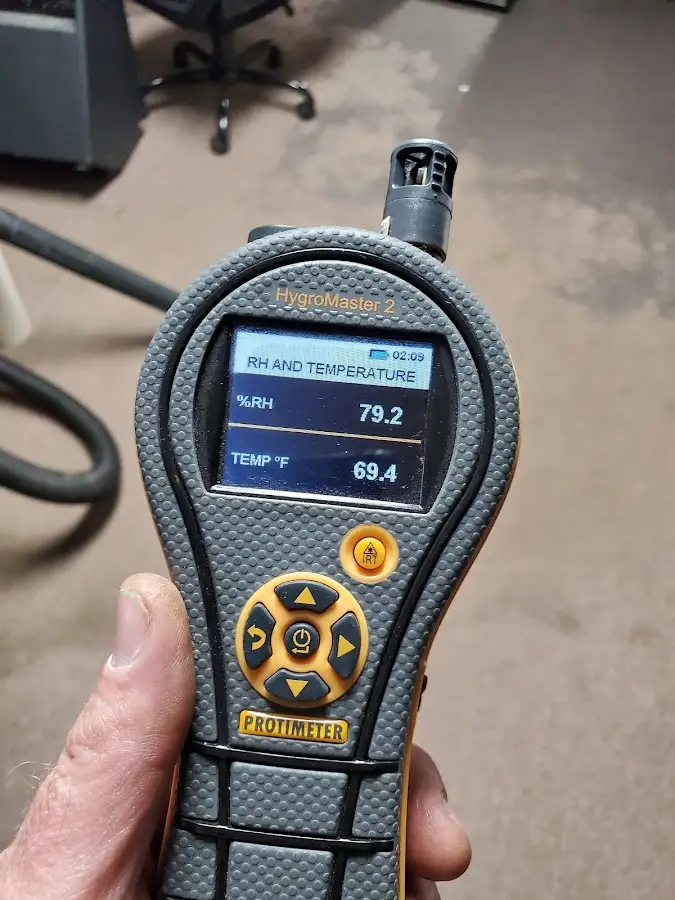 Moisture meter humidity assessment for Fire & Smoke Damage Restoration in LaGrange